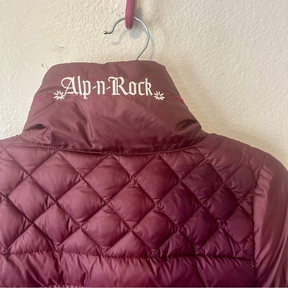 Alp N Rock Duck Down Hybrid Jacked Outdoor Ski Activewear $299 sz Medium Red - Picture 3 of 15